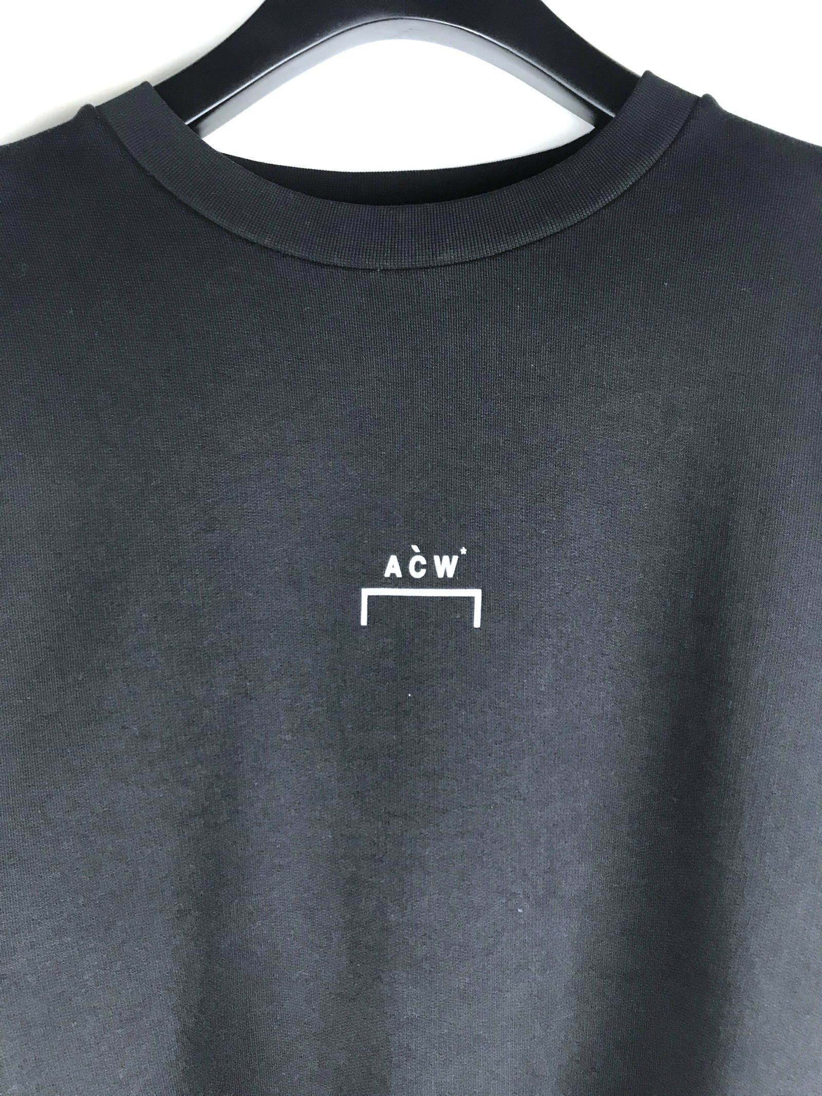 オーバーサイズ 定番ロゴパッチ スウェット - BLACK