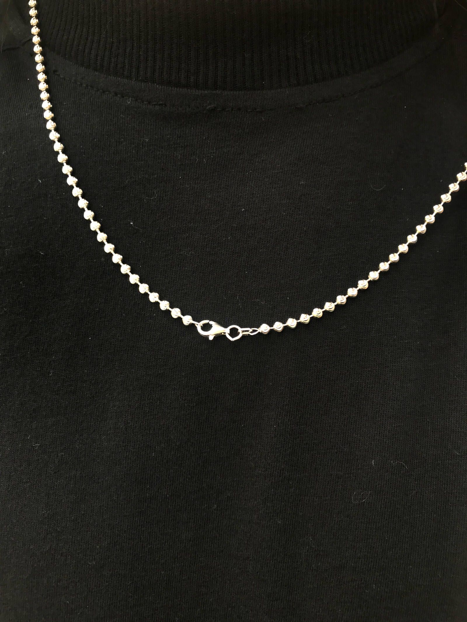 《残り一点》 ファイヤーパターン シルバーネックレス - Litty silver