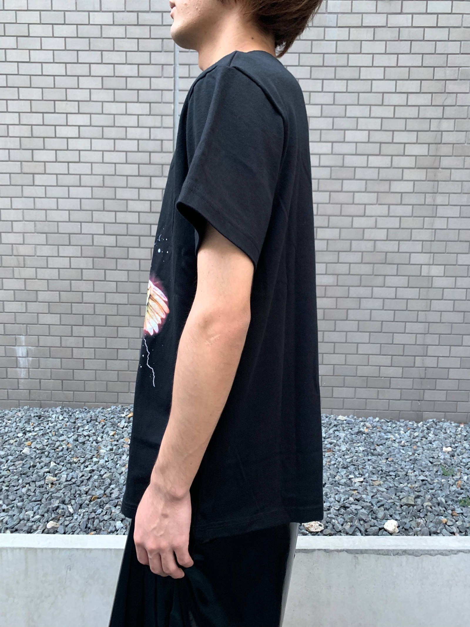 《残り一点》 ペガサス グラフィックカットソー T-SHIRT - BLACK