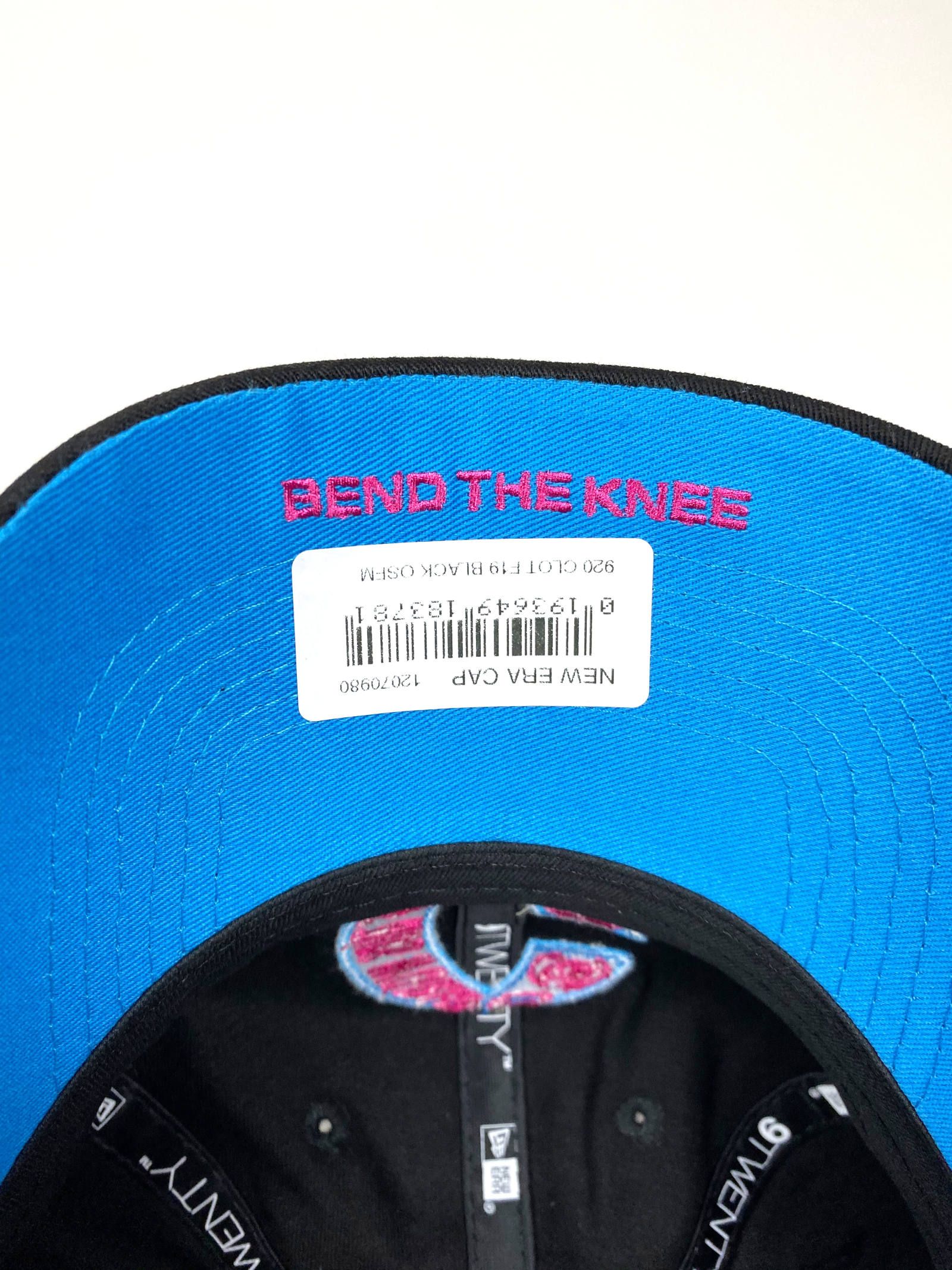 【残り一点】 NEW ERAコラボ 59FIFTY Cロゴ刺繍ワッペン キャップ OUT OF THIS WORLD LOOP CAP - BLACK