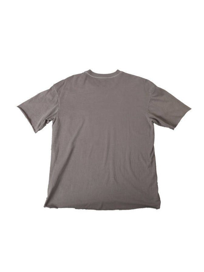 《残り一点》 カットオフ スカルプリントカットソー - VINTAGE KHAKI