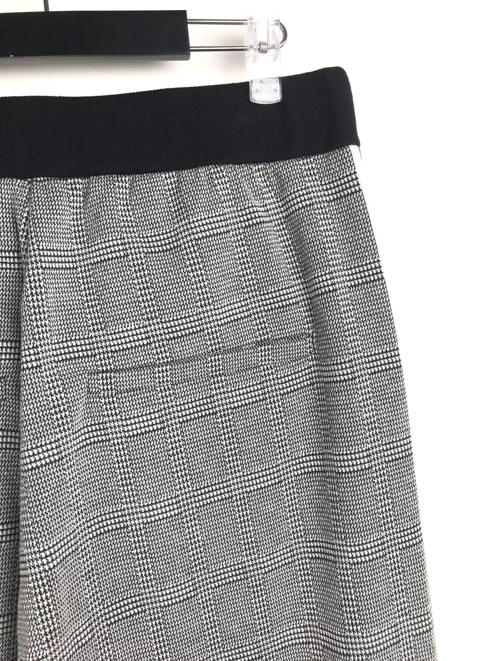 グレンチェック ラインワイドスウェットパンツ - GRAY