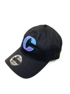 【残り一点】 NEW ERAコラボ 59FIFTY Cロゴ刺繍ワッペン キャップ OUT OF THIS WORLD LOOP CAP - BLACK