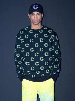 【残り一点】 Cロゴ クルーネック オーバーサイズスウェット OUT OF THIS WORLD LOOP CREWNECK SWEAT - BLACK