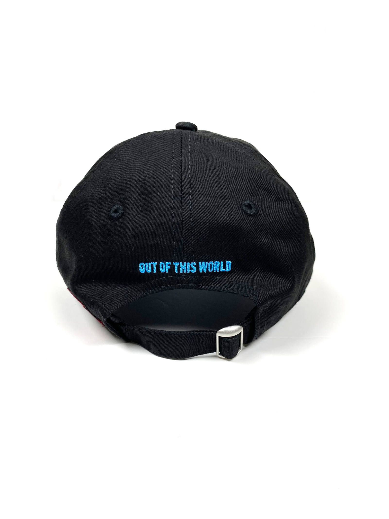 【残り一点】 NEW ERAコラボ 59FIFTY Cロゴ刺繍ワッペン キャップ OUT OF THIS WORLD LOOP CAP - BLACK