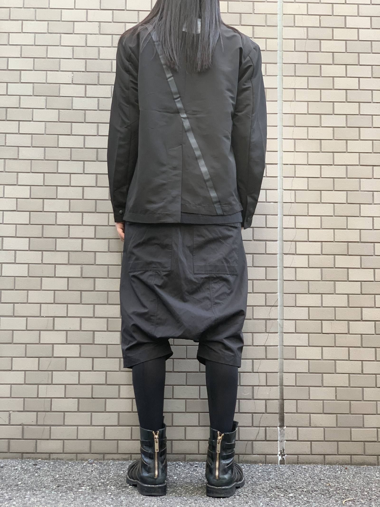 《残り一点》 アシンメトリーデザイン テーピング テーラードジャケット BLAZER JACKET - BLACK