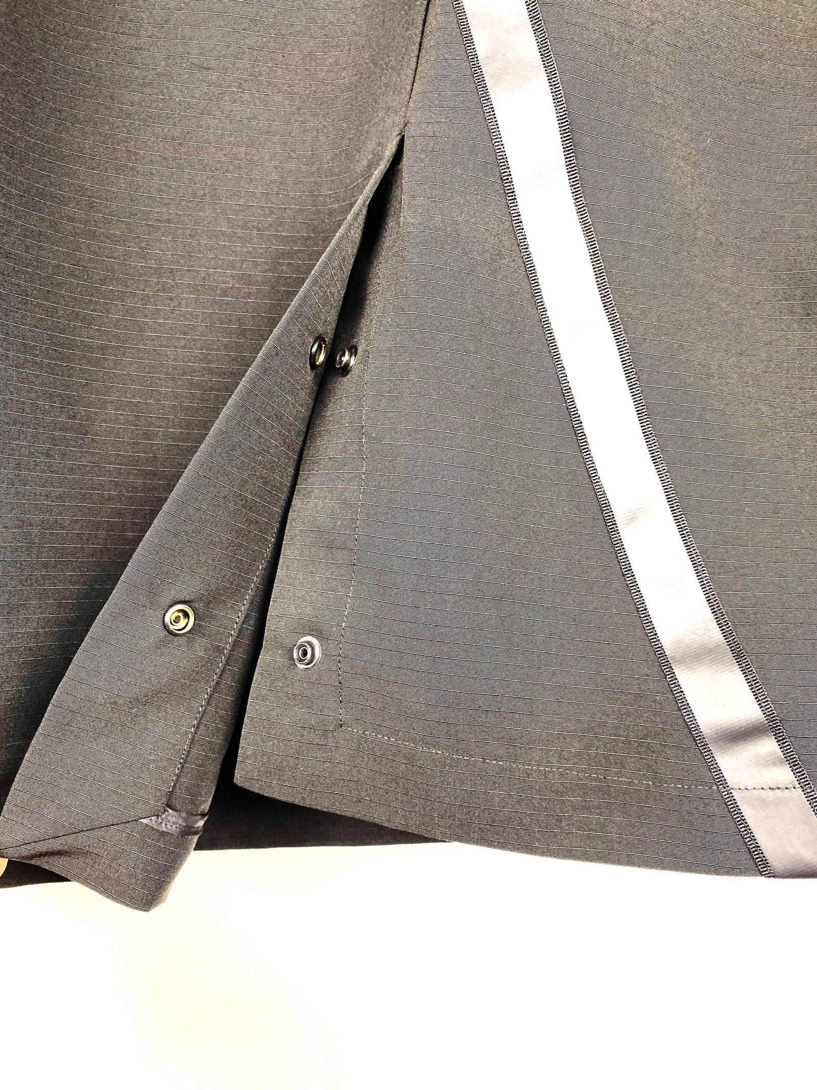 《残り一点》 アシンメトリーデザイン テーピング テーラードジャケット BLAZER JACKET - BLACK