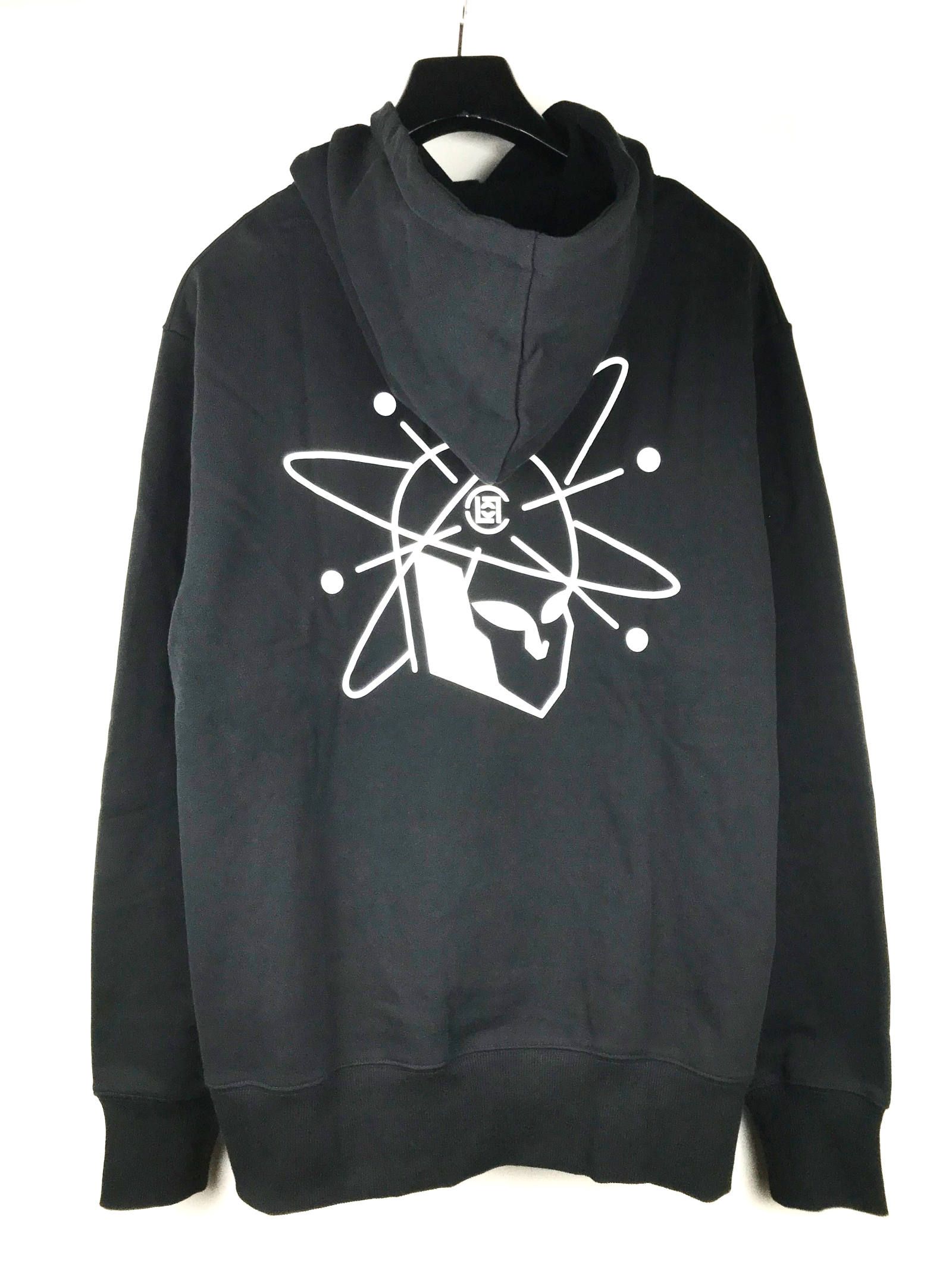 プラネットプリント オーバーサイズパーカー PLANETS HOODIE - BLACK