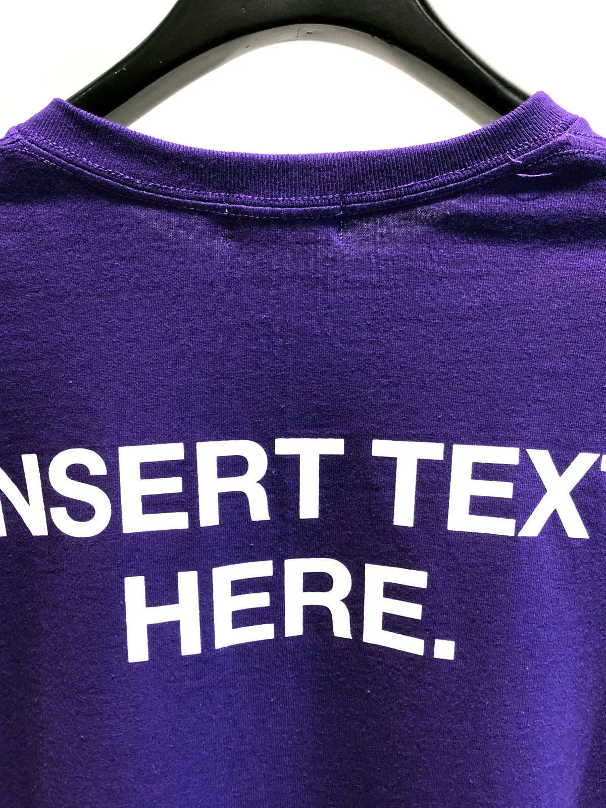 ロゴプリント リフレクター ショートスリーブカットソー - PURPLE