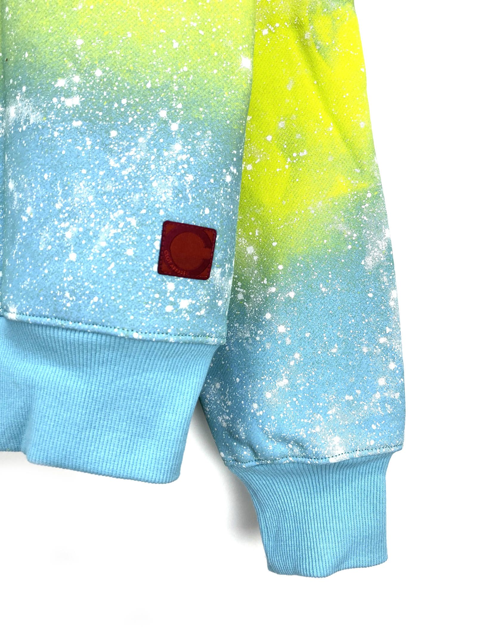 スター スプレープリント プルオーバーパーカー STARS ALL OVER HOODIE - YELLOW