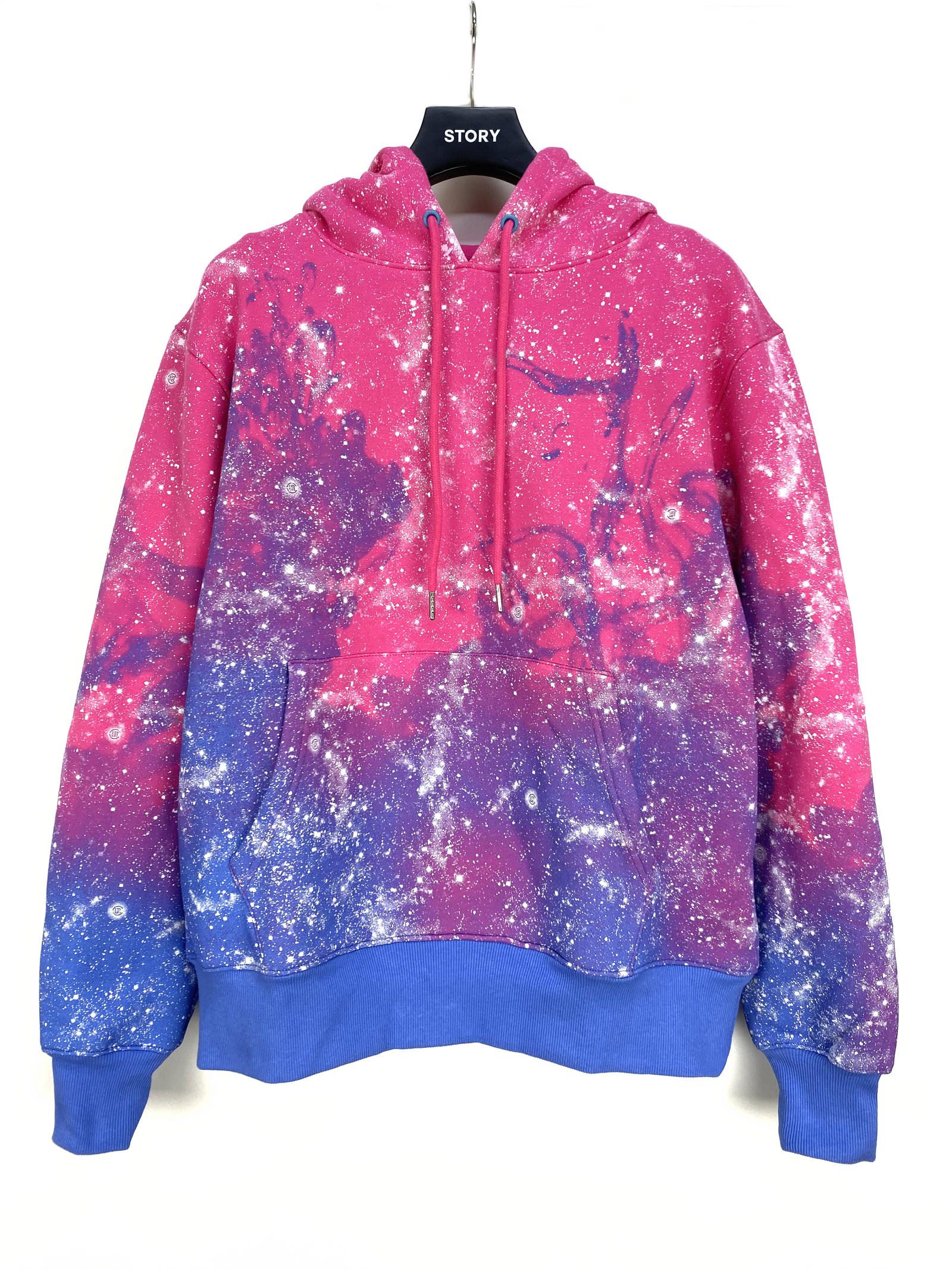 スター スプレープリント プルオーバーパーカー STARS ALL OVER HOODIE - PINK