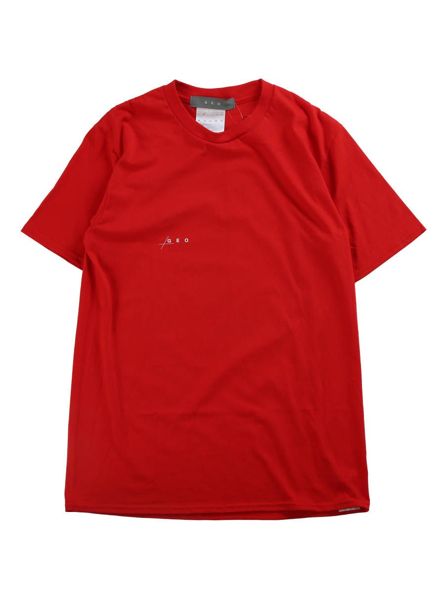 バックプリント 半袖 カットソー - RED