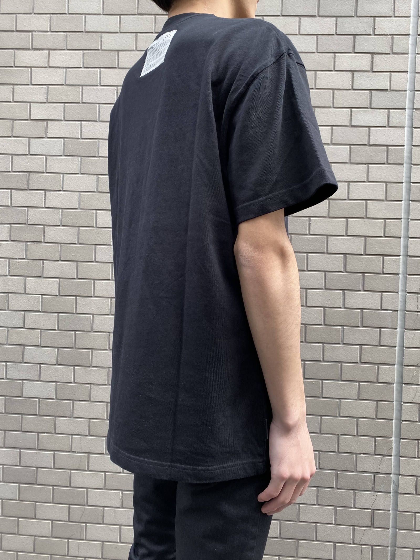 ロゴプリントカットソー LOGO T SHIRT - BLACK