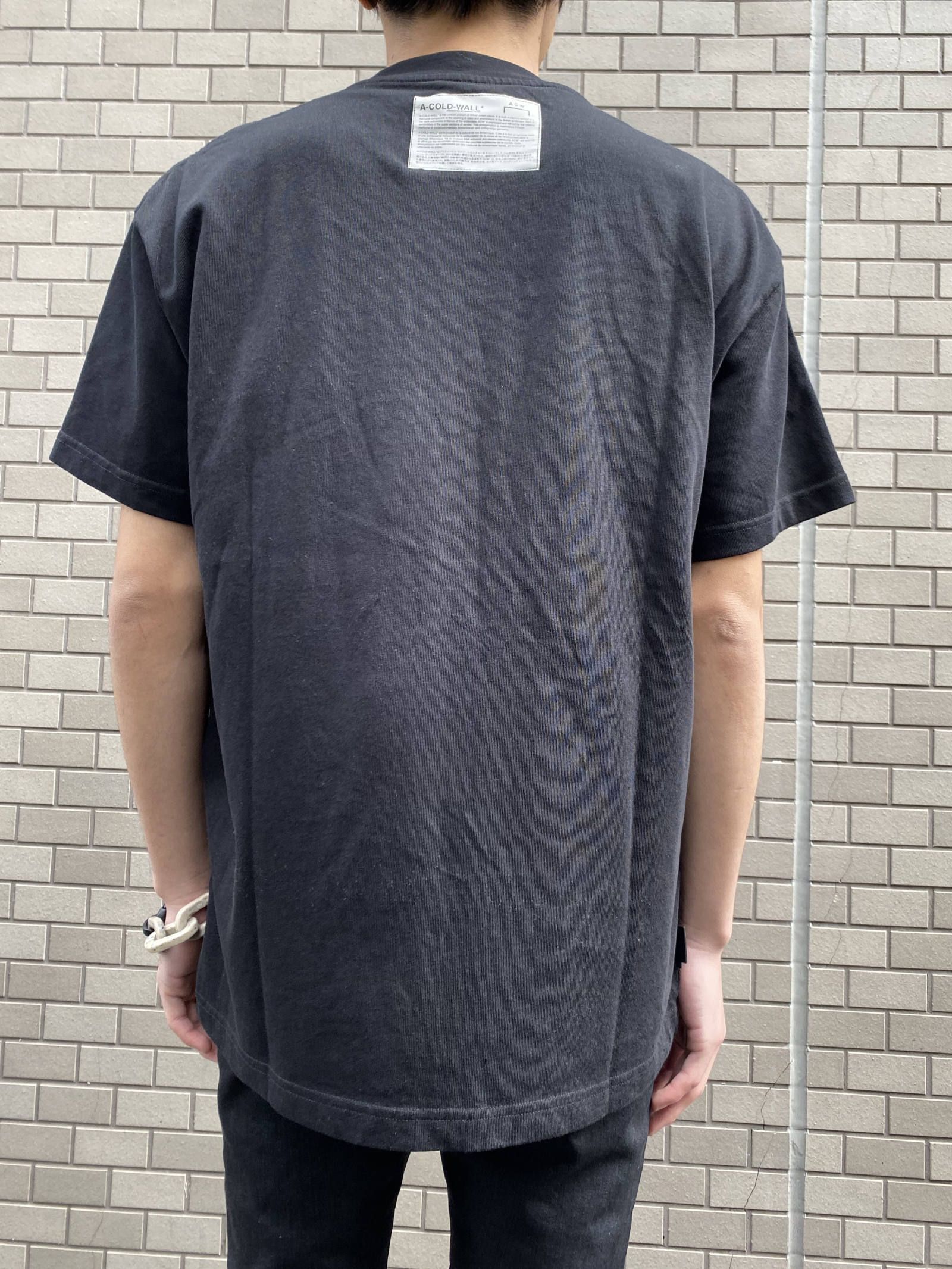 ロゴプリントカットソー LOGO T SHIRT - BLACK