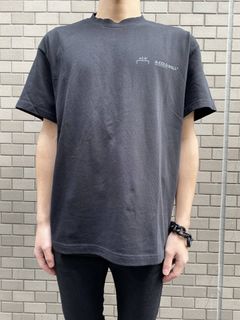 ロゴプリントカットソー LOGO T SHIRT - BLACK