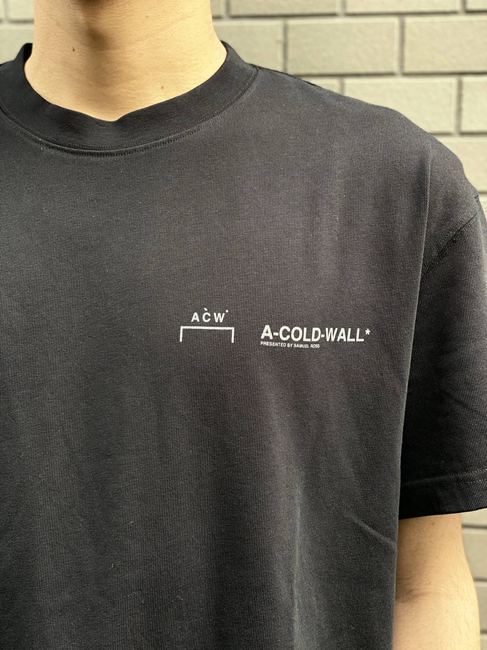 A-COLD-WALL* - ロゴプリントカットソー LOGO T SHIRT - BLACK | STORY