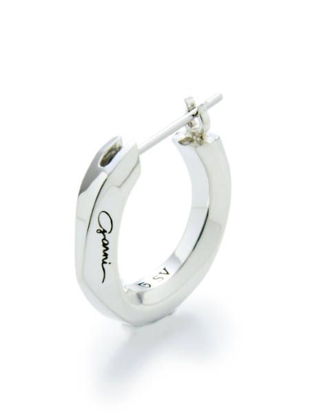 【取り寄せ】【片耳用】 クロッケリーピアス Lサイズ / Crockery Pierce L / シルバー