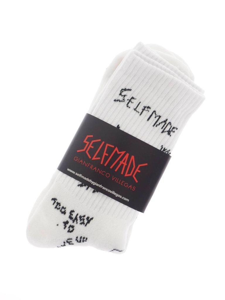 SALE／70%OFF】 ジーシーディーエス メンズ 靴下 アンダーウェア logo-print socks 01 WHITE  poterytrnava.sk