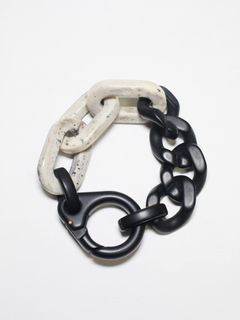 チェーンブレスレット DUO CHAIN BRACELET - STONE