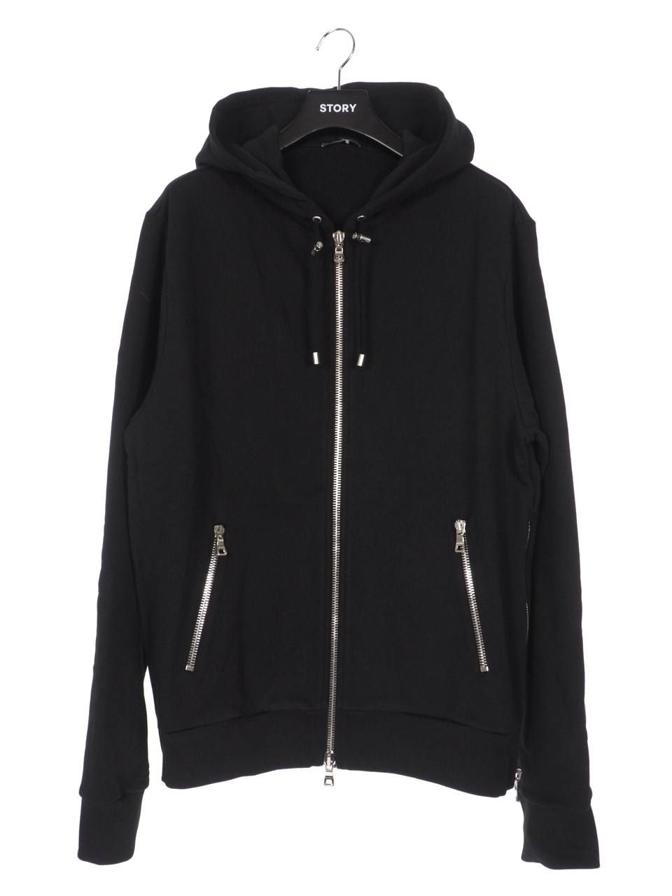 BALMAIN - バックイーグル ジップアップパーカー - BLACK | STORY