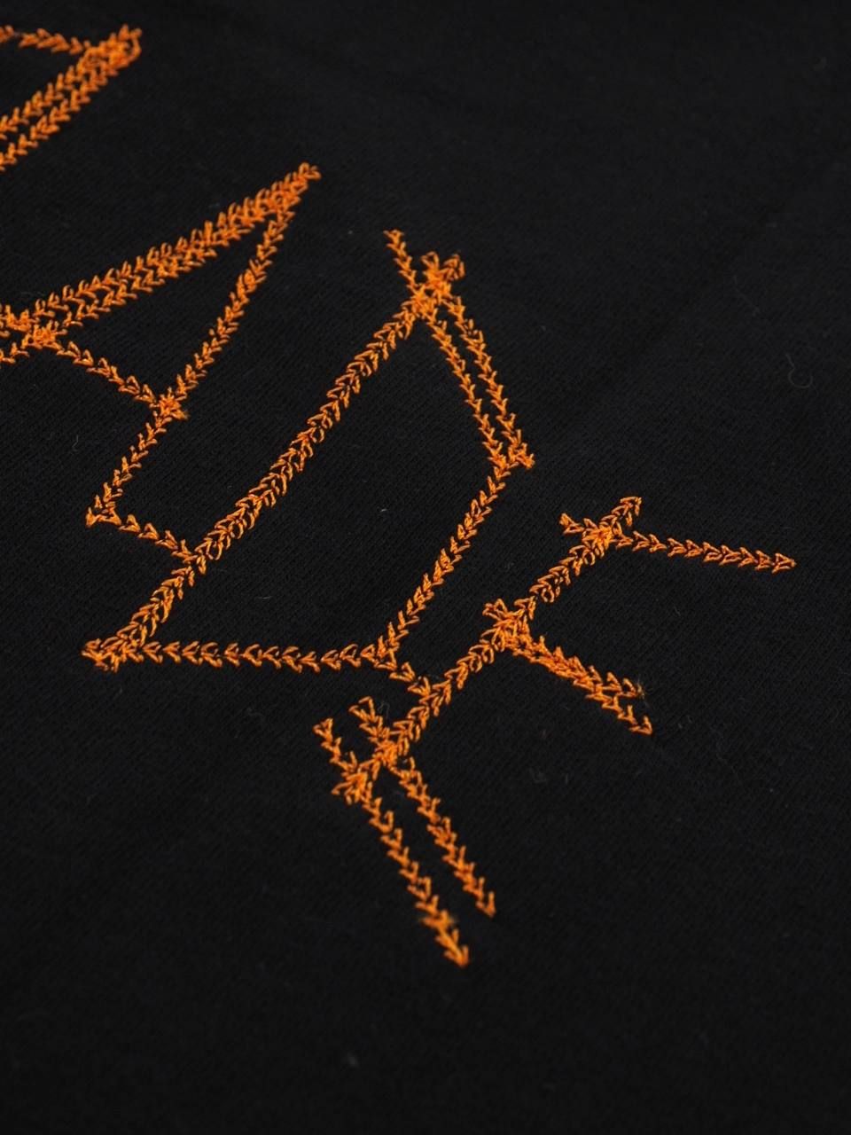 アイコニック刺繍Tシャツ SELFMADE ICONIC T-SHIRT BLACK