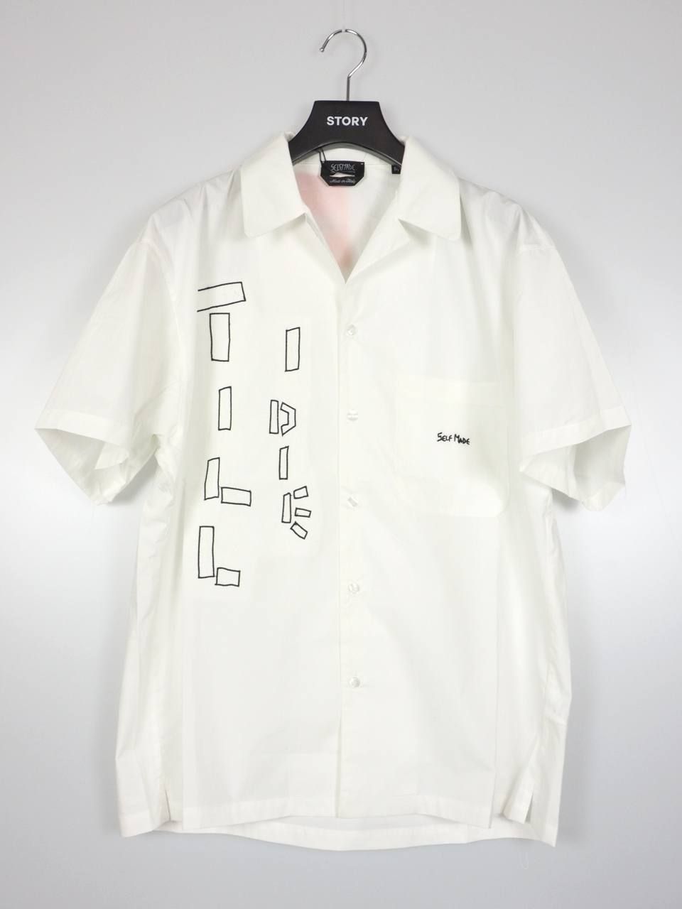 ANDRÉ ALAIN 水色 ボウリングシャツ ANDRÉ ALAIN 水色 ボウリングシャツ