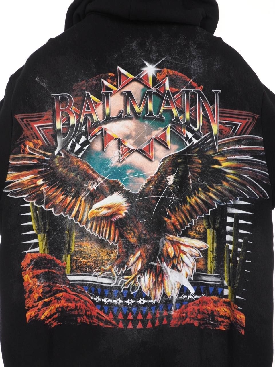【BALMAIN】イーグル柄フルジップパーカー BALMAIN】イーグル柄フルジップパーカー (BALMAIN/パーカー