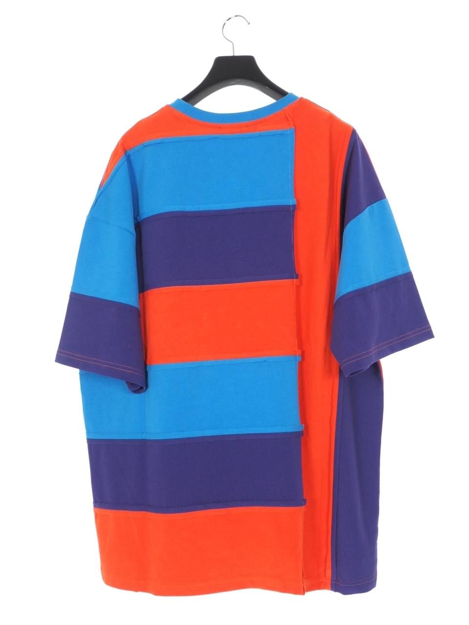 クレイジーパターンTシャツ INTASIA STRIPED T-SHIRT MULTI