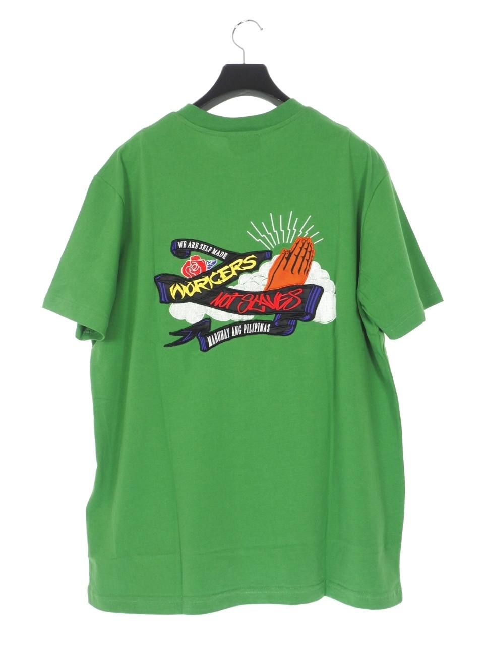 ワーカーズ刺繍 Tシャツ WORKERS T-SHIRT GREEN