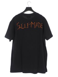 アイコニック刺繍Tシャツ SELFMADE ICONIC T-SHIRT BLACK