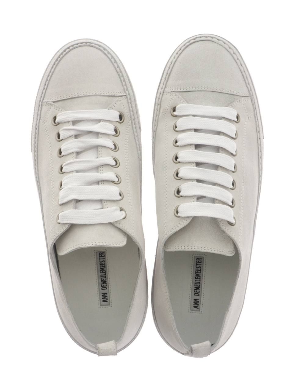 ローカットスニーカー SHOES SCAMOSCIATO INGRASSATO - OFF WHITE -