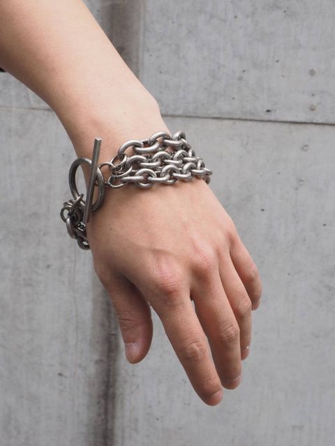 ANN DEMEULEMEESTER "Bracelet Antique Silver"