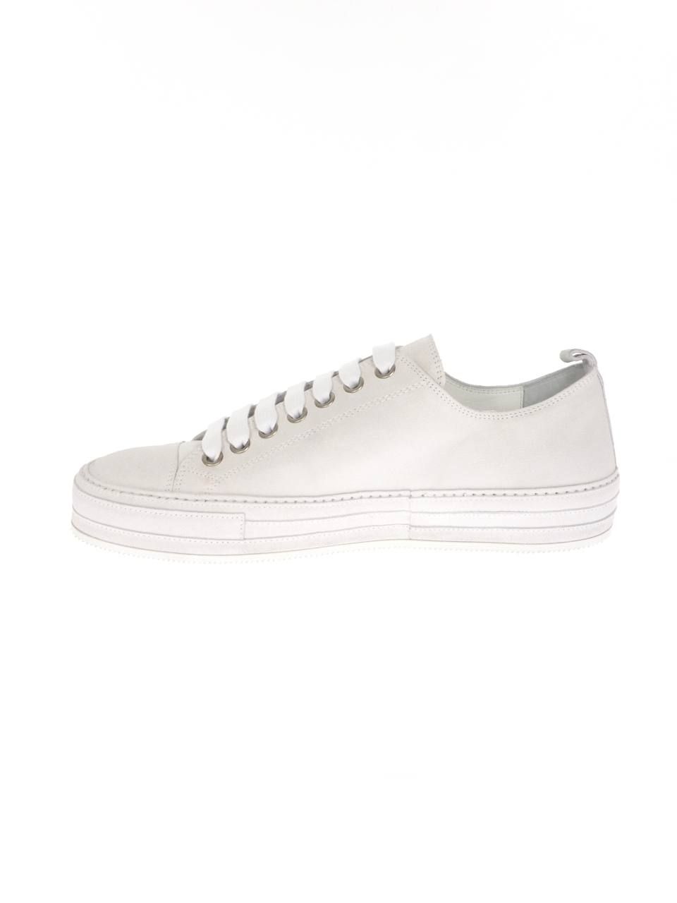 ローカットスニーカー SHOES SCAMOSCIATO INGRASSATO - OFF WHITE -