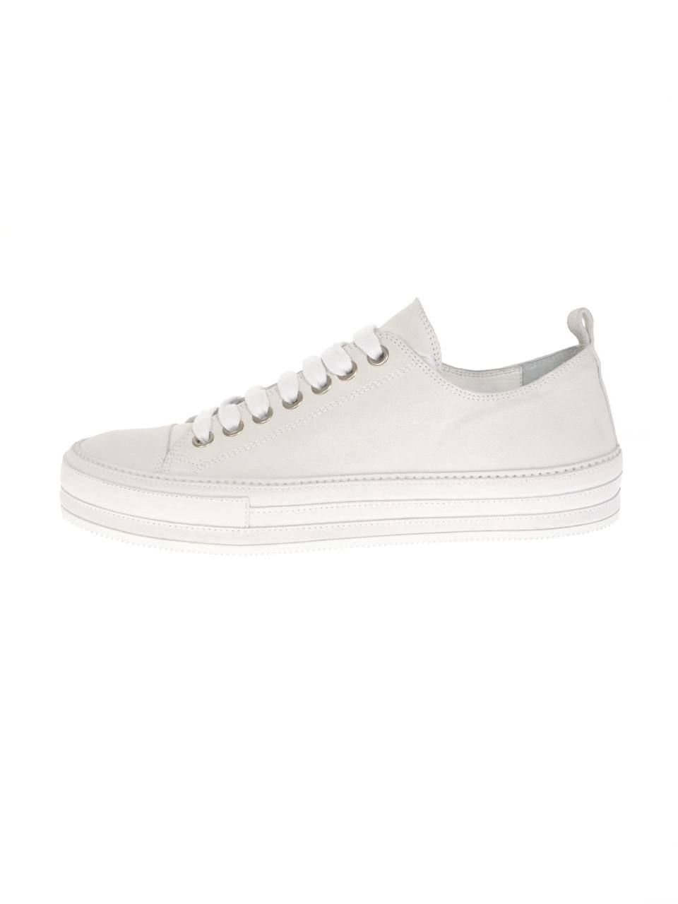 ローカットスニーカー SHOES SCAMOSCIATO INGRASSATO - OFF WHITE -
