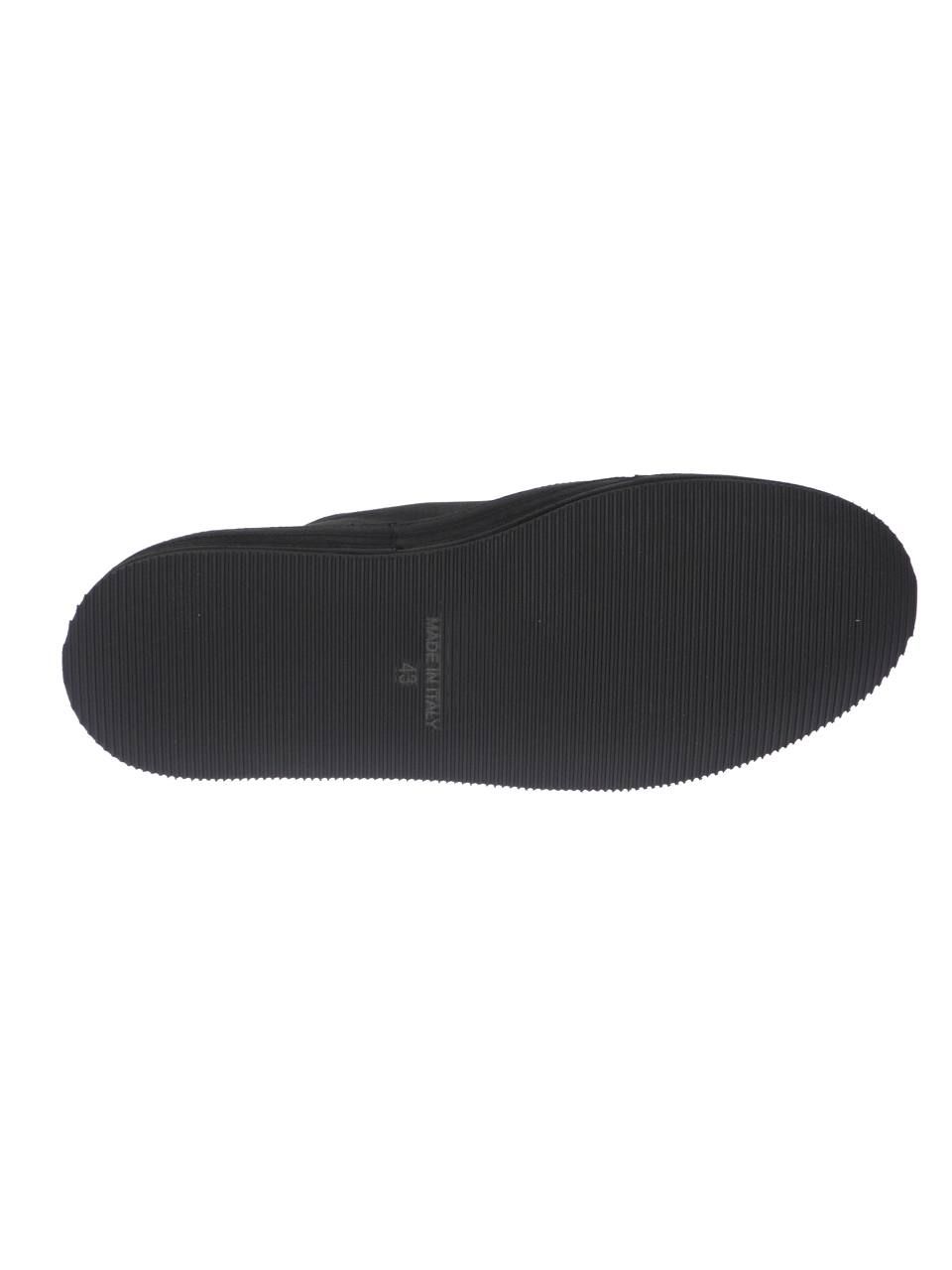 ローカットスニーカー SHOES SCAMOSCIATO INGRASSATO - BLACK -