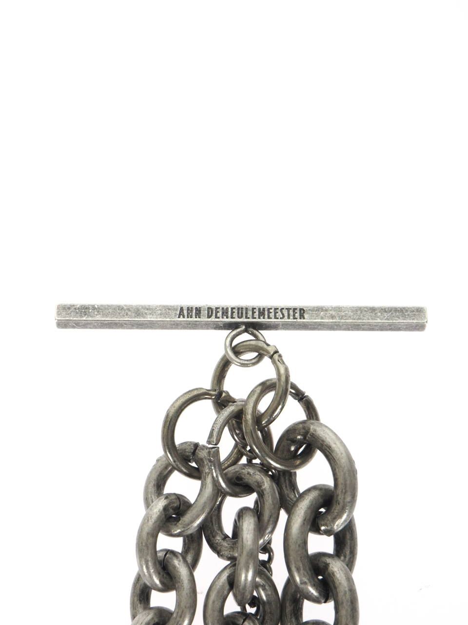 ANN DEMEULEMEESTER - アンティーク チェーンブレスレット BRACELET ANTIQUE SILVER | STORY