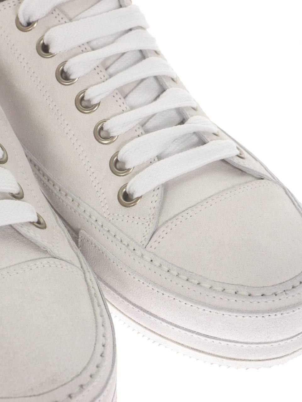 ローカットスニーカー SHOES SCAMOSCIATO INGRASSATO - OFF WHITE -