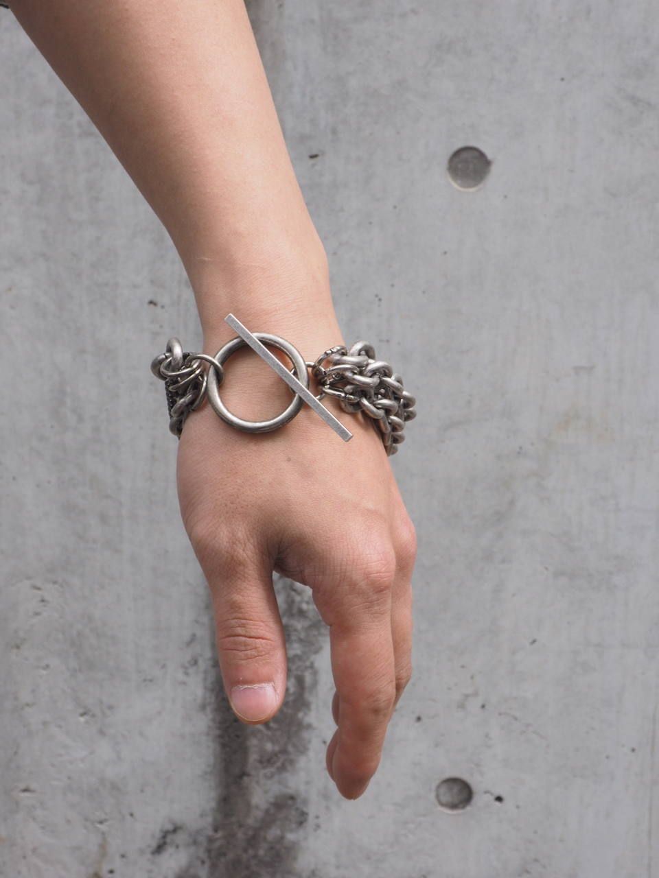ann demeulemeester silverchain bracelet - ブレスレット