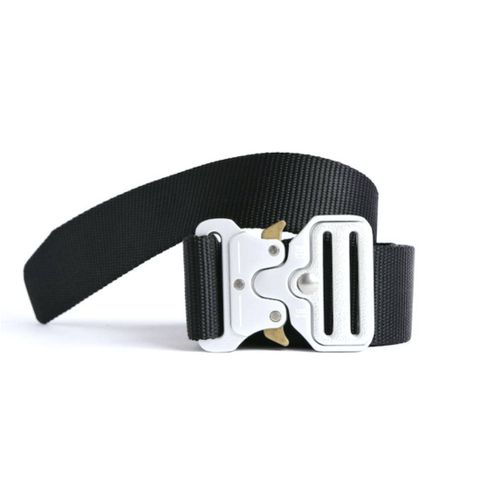バックジャック ローラーコースター ナイロンバックルベルト NYLON BELT - BLACK × SILVER