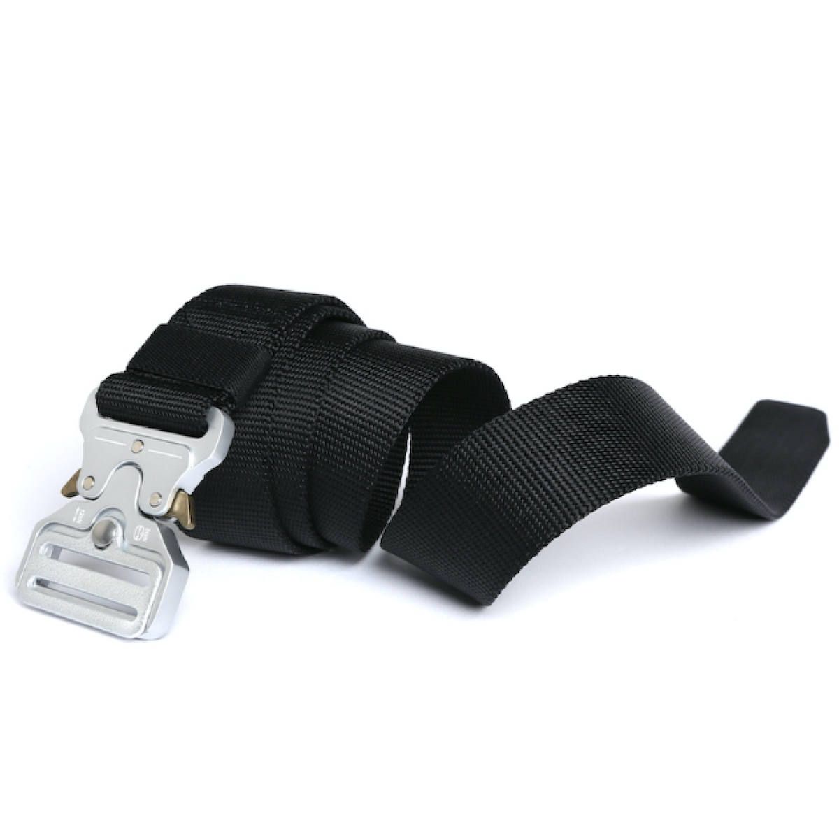 バックジャック ローラーコースター ナイロンバックルベルト NYLON BELT - BLACK × SILVER