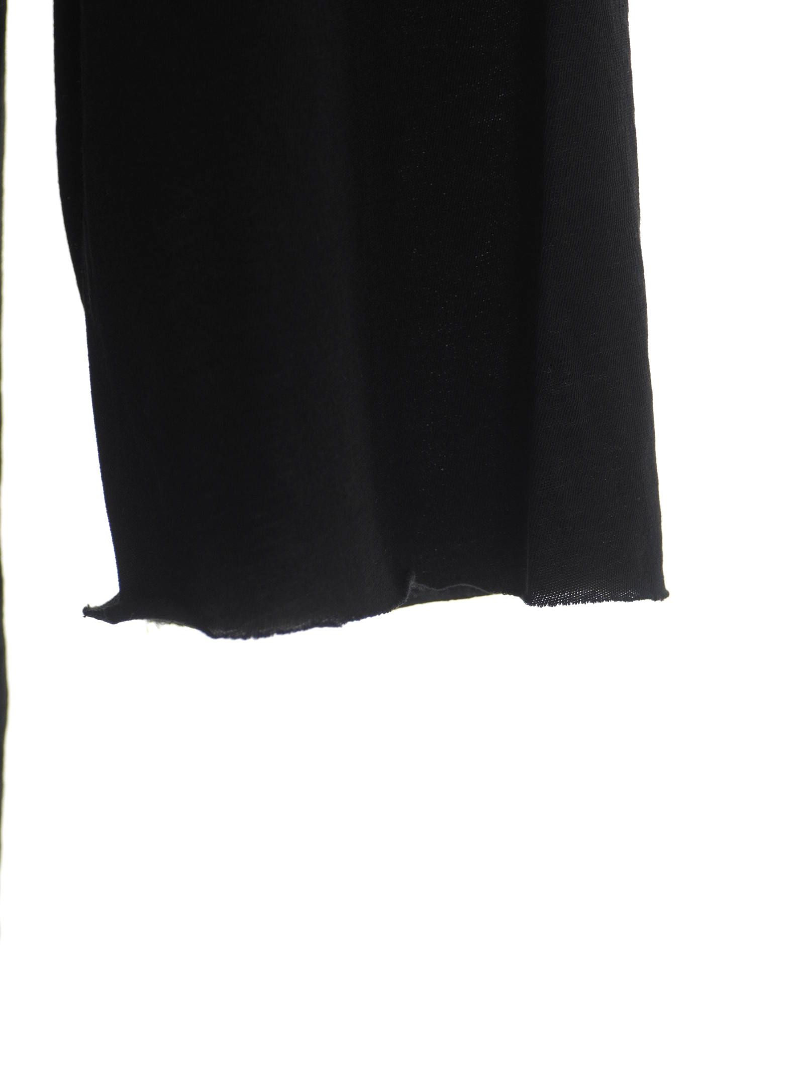 ルーズシルエット カットオフ ドルマンカットソー / DOLMAN L/S / ブラック