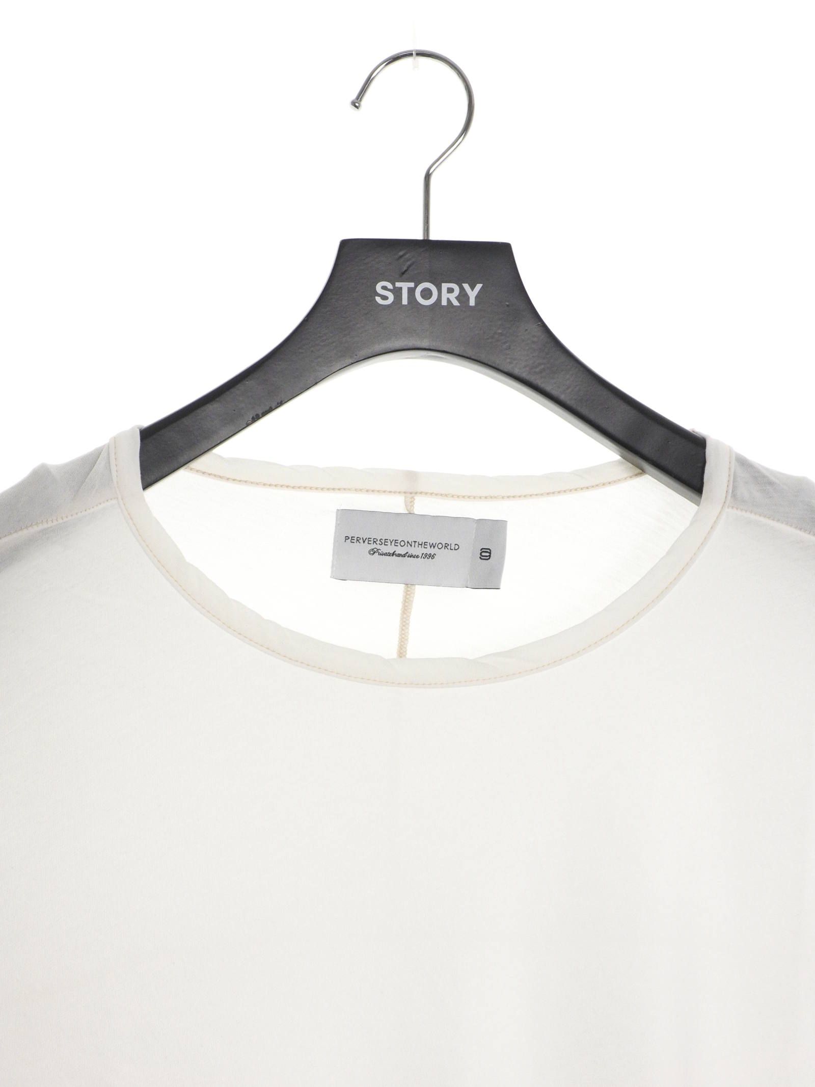 ルーズシルエット カットオフ ドルマンカットソー /  DOLMAN L/S / オフホワイト