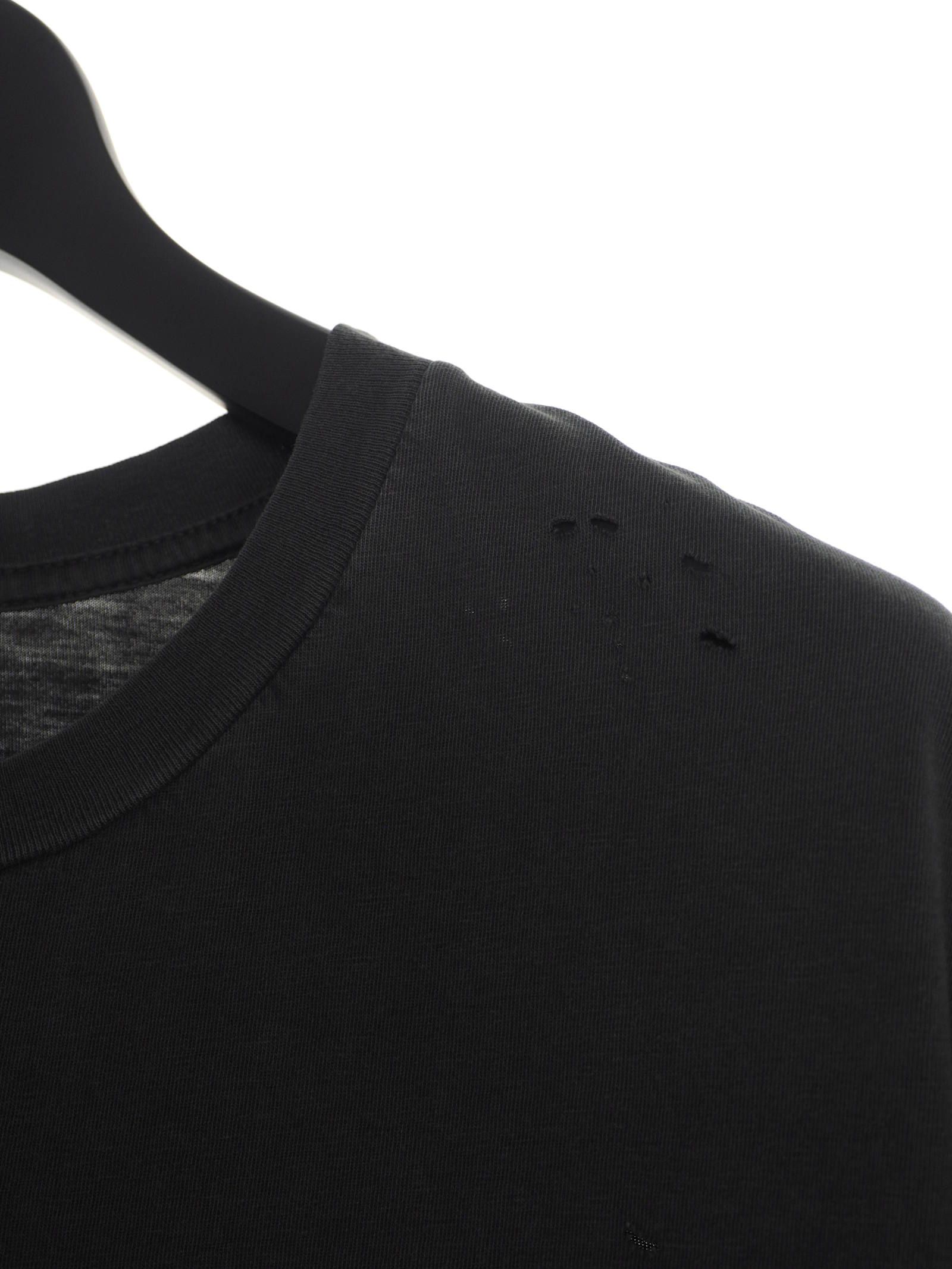 クリスタルスタッズ 半袖 Tシャツ カットソー ダメージ加工 LUCID DREAMS CRYSTAL SHORT SLEEVE T-SHIRT GRAY