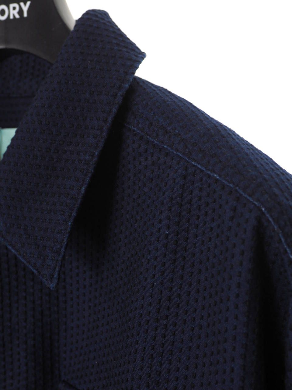 マネグラフィック オーバーサイズ シャツ MANE SASHIKO Long Sleeve Shirt INDIGO