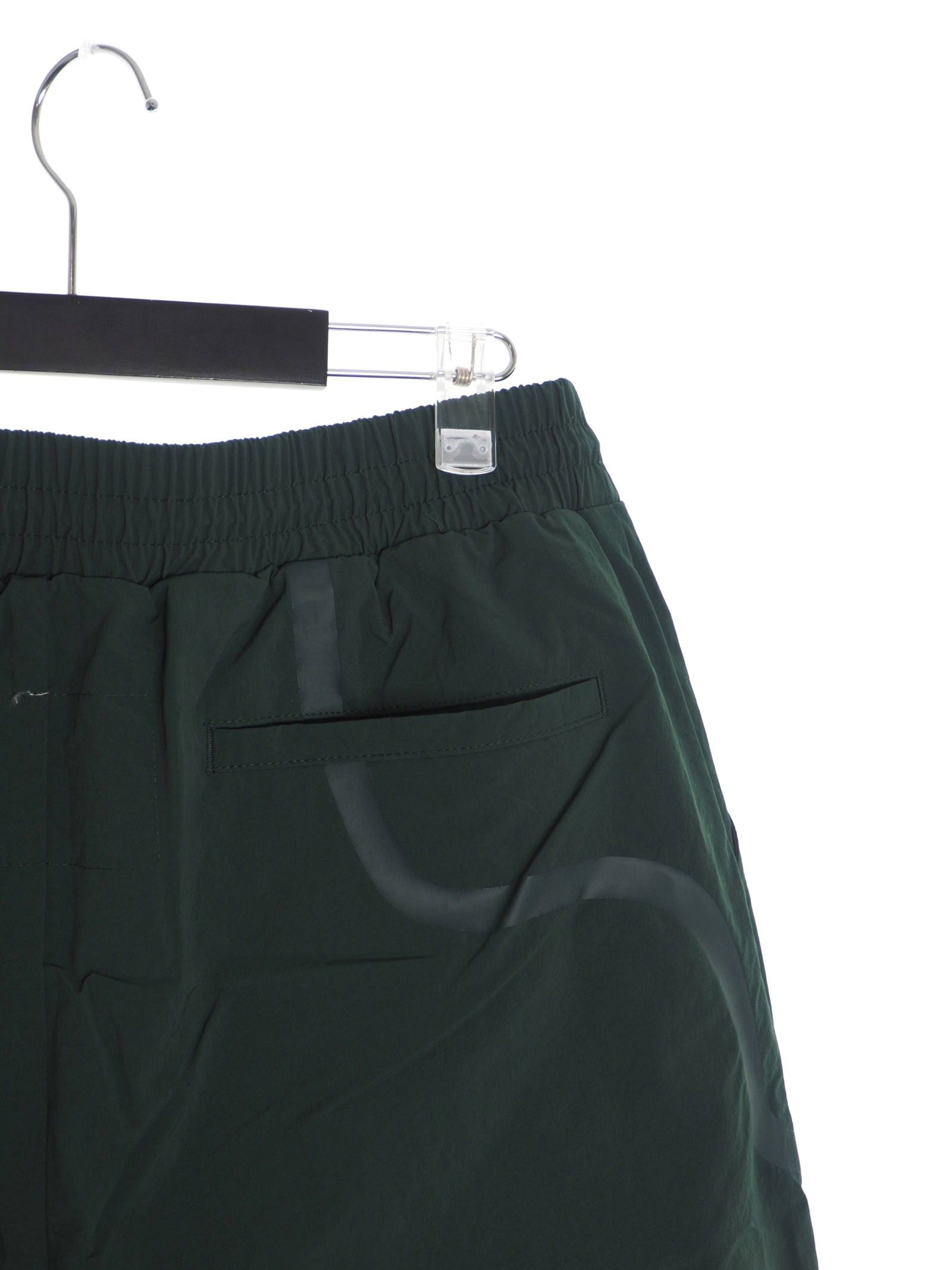 テーププリントハーフ トラックショーツ BRACKET TAPED TRACK SHORTS DEEP TEAL
