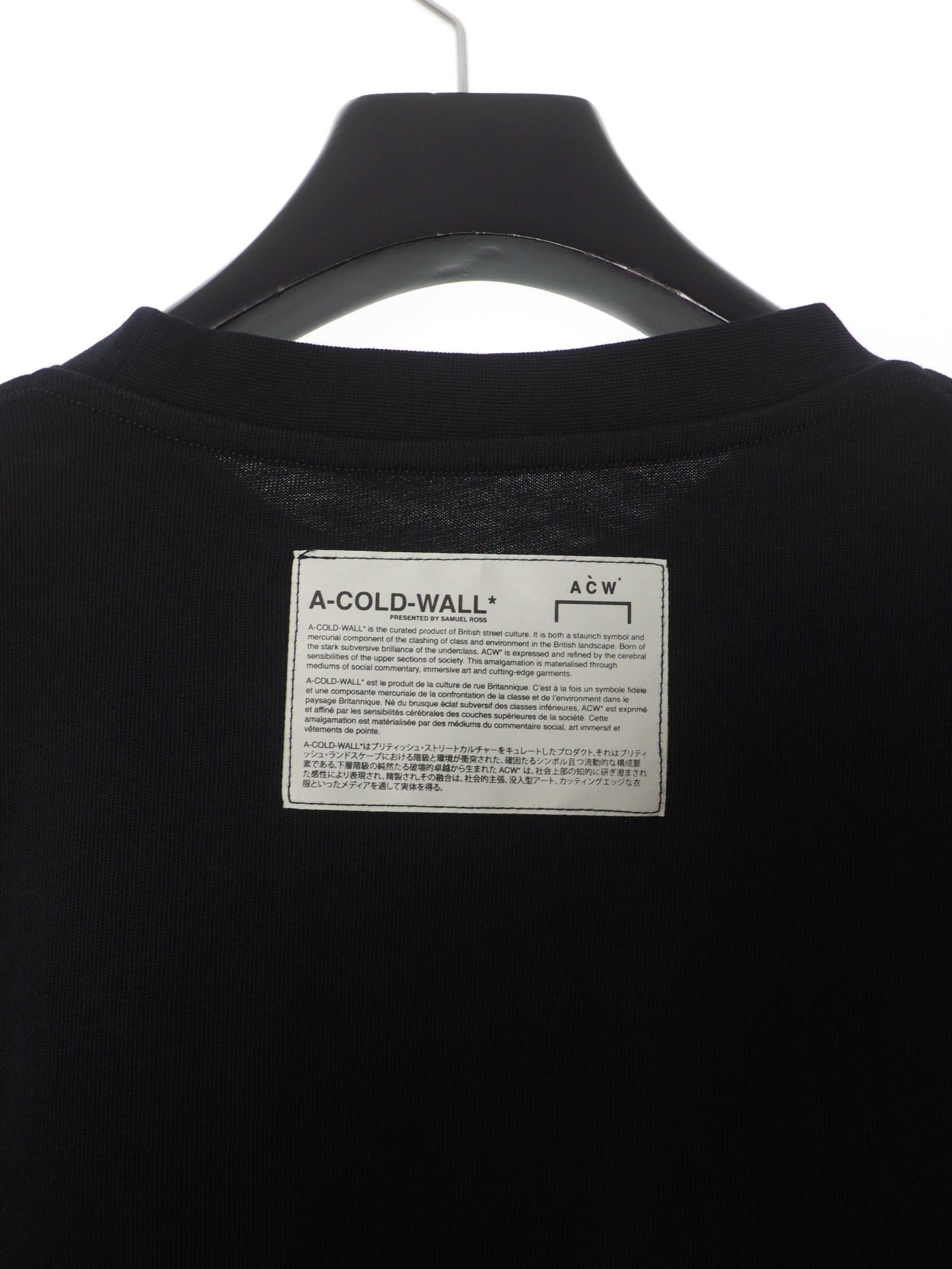 メカニカルプリント 長袖 Tシャツ BLUEPRINT LONG SLEEVE T-SHIRT BLACK