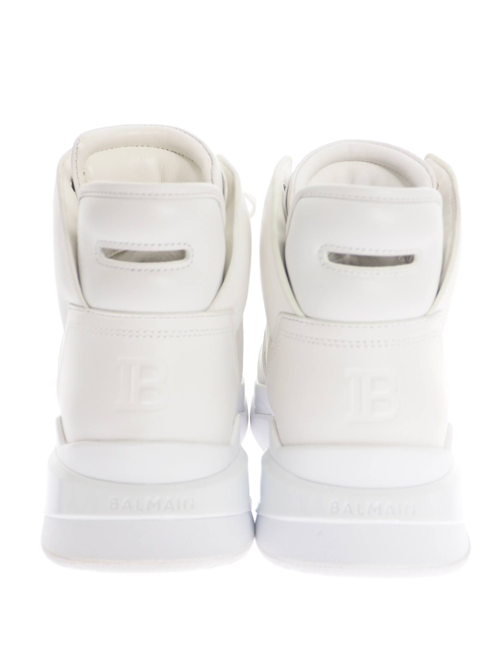 レースアップハイカット レザースニーカー BH2 SNEAKER WHITE
