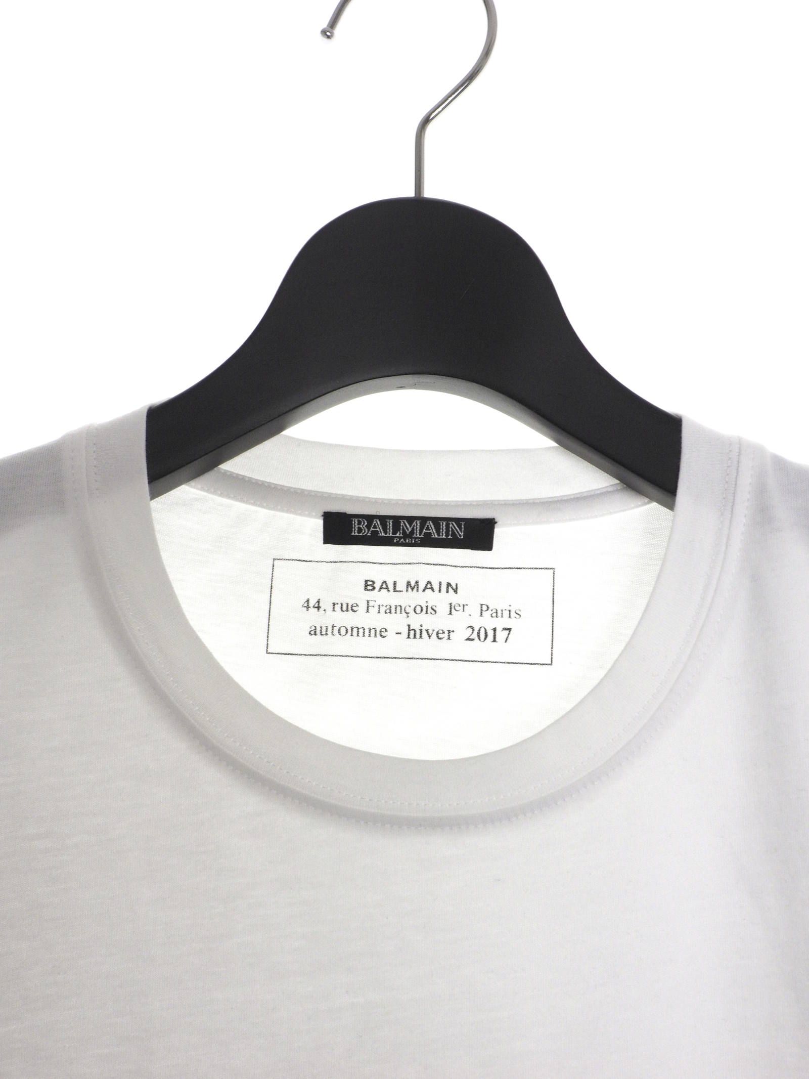 メタルロゴ ショートスリーブ Tシャツ - WHITE BLACK