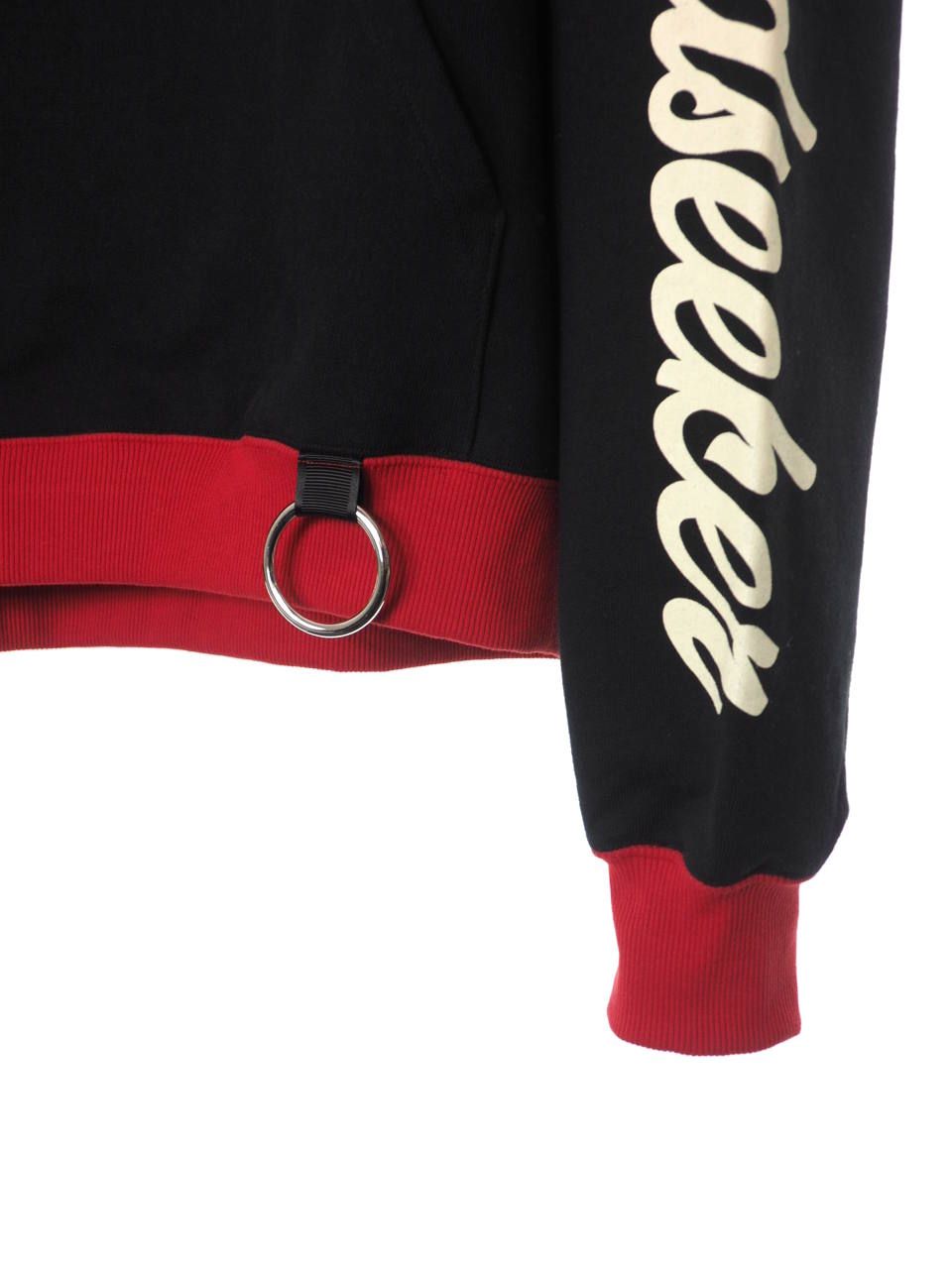 ボックスロゴ オーバーサイズ パーカー Box Logo Mix R Over Size Hoodie BLACK