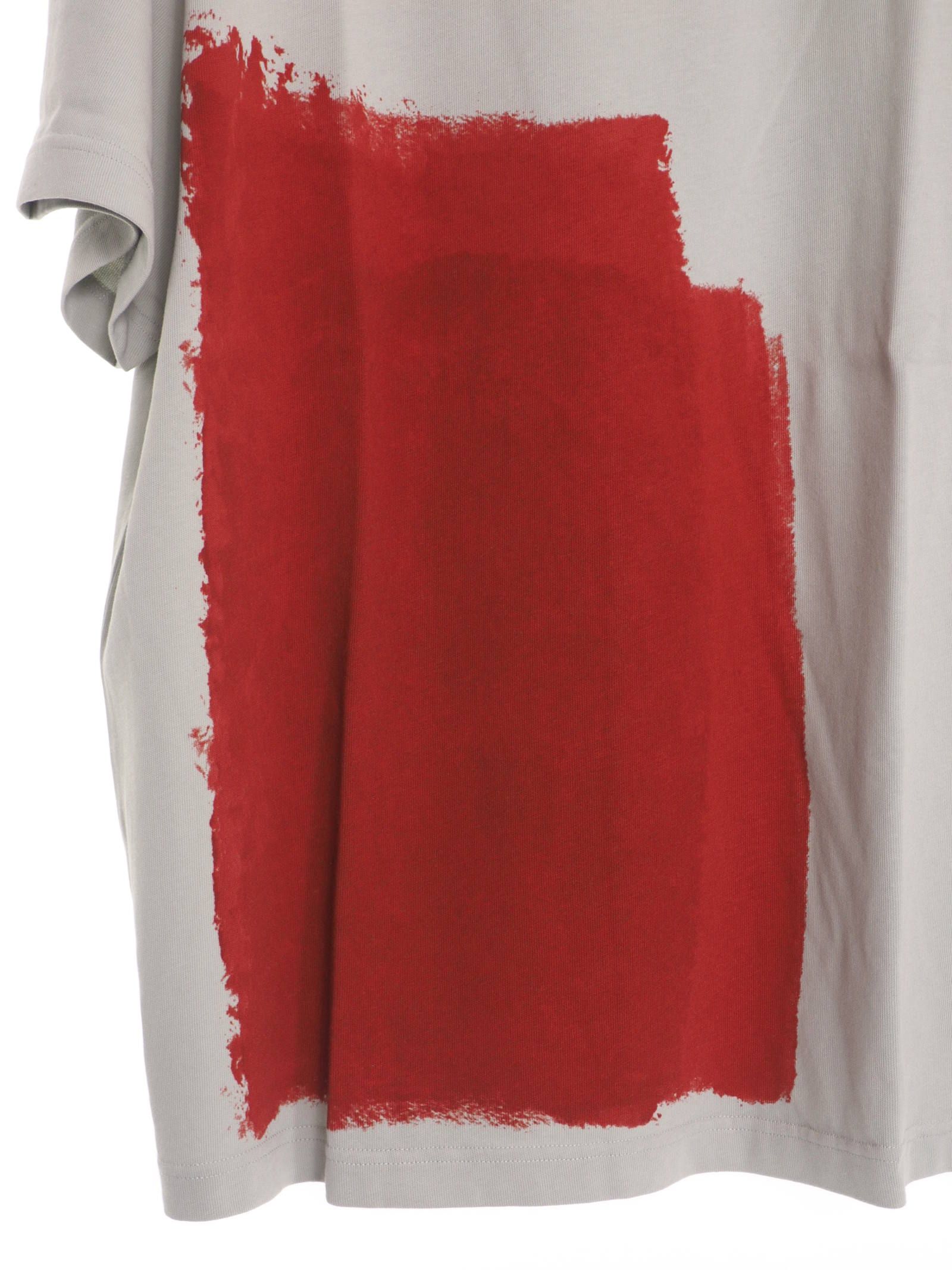 ブロックペイント 半袖 Tシャツ BLOCK PAINTED T-SHIRT GREY VIOLET